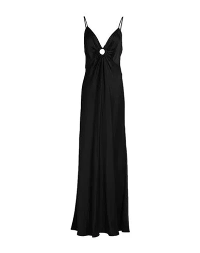 Stella Mccartney Woman Maxi Dress Black Size 8-10 Acetate, Viscose