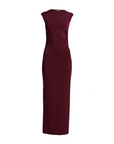 Stella Mccartney Woman Maxi Dress Burgundy Size S Viscose, Elastane