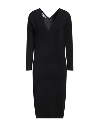 Stella Mccartney Woman Midi Dress Black Size L Viscose, Polyester