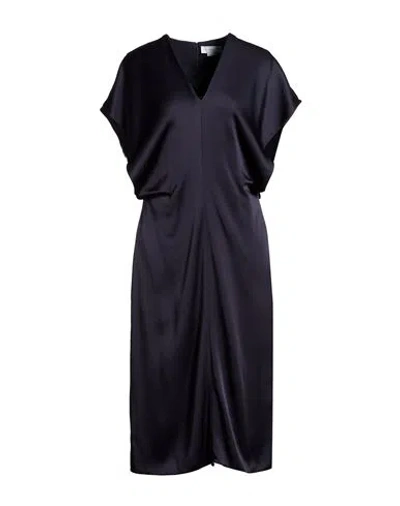 Stella Mccartney Woman Midi Dress Navy Size 8-10 Acetate, Viscose