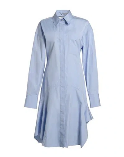 Stella Mccartney Woman Midi Dress Sky Blue Size 2-4 Cotton