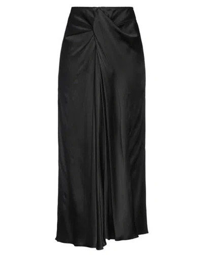 Stella Mccartney Woman Midi Skirt Black Size 10-12 Acetate, Viscose