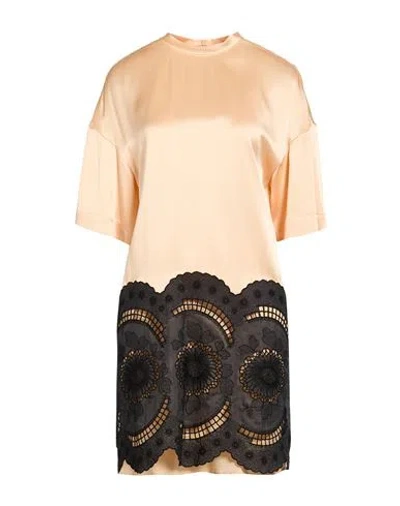 Stella Mccartney Woman Mini Dress Apricot Size 4-6 Acetate, Viscose In Neutral