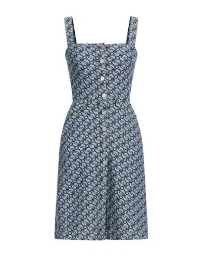 Stella Mccartney Woman Mini Dress Blue Size 4-6 Cotton