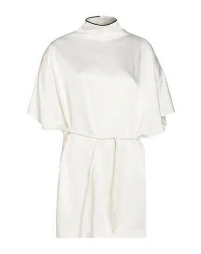 Stella Mccartney Woman Mini Dress Ivory Size 2-4 Acetate, Silk In White
