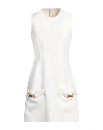 Stella Mccartney Woman Mini Dress Ivory Size 6-8 Viscose, Wool In White