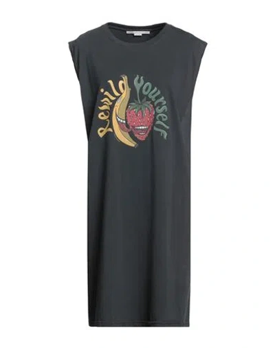 Stella Mccartney Woman Mini Dress Lead Size 8-10 Cotton In Gray