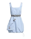 Stella Mccartney Woman Mini Dress Sky Blue Size 6-8 Polyester, Viscose, Rubber
