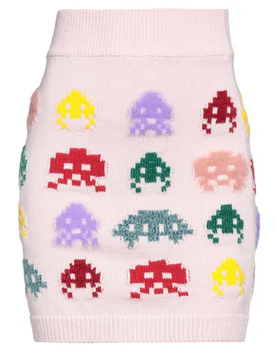 Stella Mccartney Woman Mini Skirt Pink Size 4-6 Wool, Cotton, Synthetic Fibers