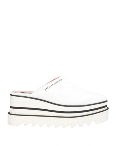 Stella Mccartney Woman Mules & Clogs White Size 6 Synthetic Fibers