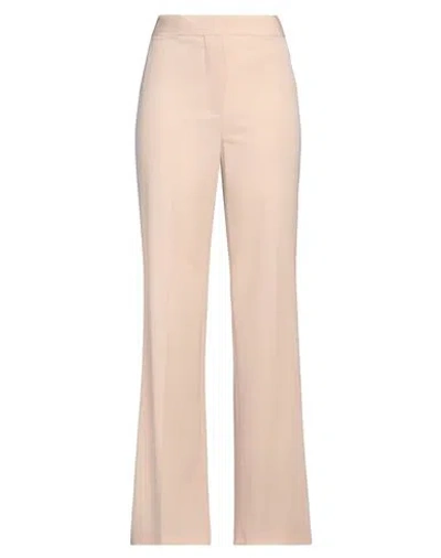 Stella Mccartney Woman Pants Beige Size 6-8 Wool, Elastane