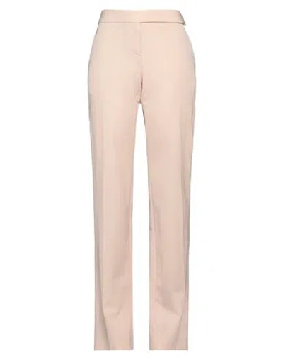 Stella Mccartney Woman Pants Beige Size 8-10 Wool, Elastane In Pink