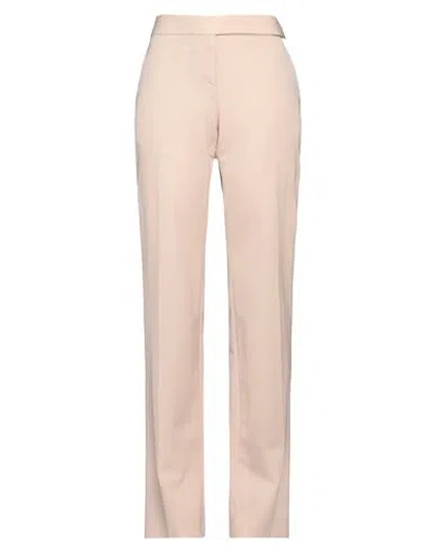 Stella Mccartney Woman Pants Beige Size 6-8 Wool, Elastane