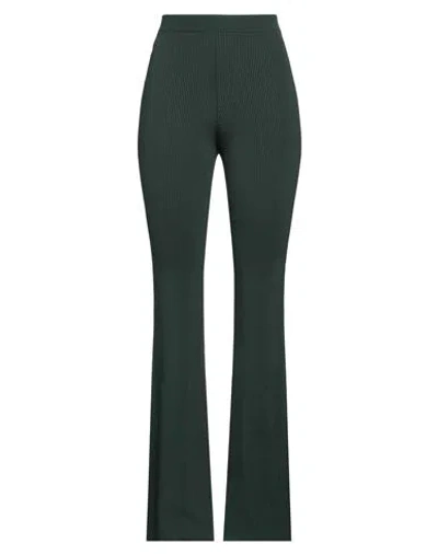 Stella Mccartney Woman Pants Dark Green Size M Viscose, Polyamide, Elastane