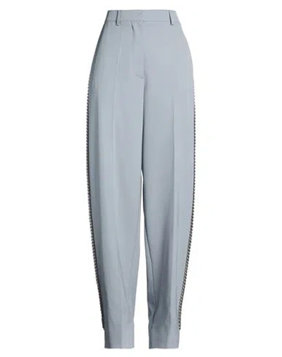 Stella Mccartney Woman Pants Grey Size 4-6 Wool, Elastane In Blue