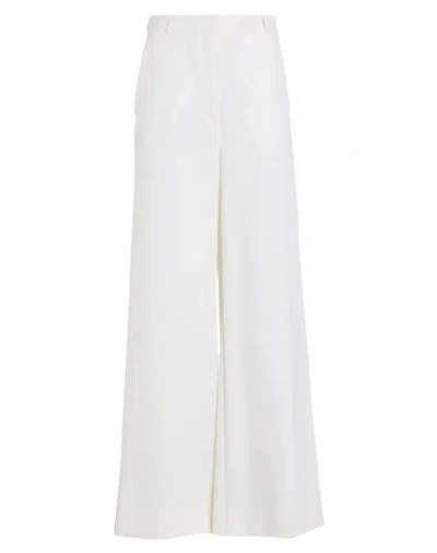 Stella Mccartney Woman Pants Ivory Size 2-4 Wool, Elastane In White