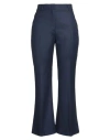 Stella Mccartney Woman Pants Midnight Blue Size 6-8 Viscose, Cotton