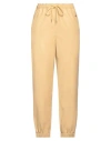 STELLA MCCARTNEY STELLA MCCARTNEY WOMAN PANTS SAND SIZE 8-10 POLYESTER, POLYURETHANE