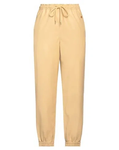 Stella Mccartney Woman Pants Sand Size 8-10 Polyester, Polyurethane In Yellow