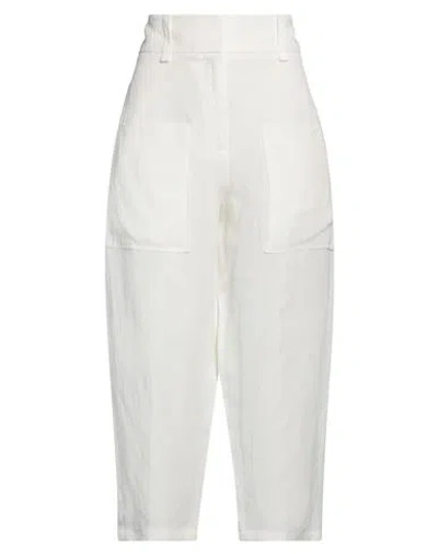 Stella Mccartney Woman Pants White Size 2-4 Viscose, Linen