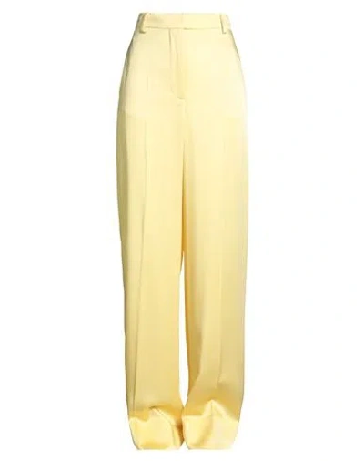 Stella Mccartney Woman Pants Yellow Size 2-4 Acetate, Viscose