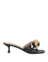 Stella Mccartney Falabella Chain-embellished 50mm Mules In Black