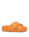Stella Mccartney Woman Sandals Orange Size 7 Textile Fibers