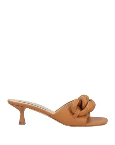 Stella Mccartney Woman Sandals Tan Size 6 Synthetisches Material In Brown