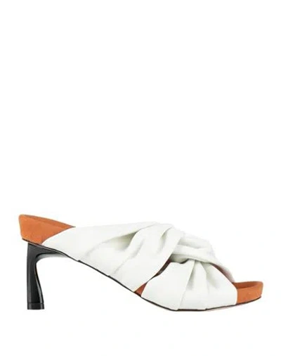 Stella Mccartney Woman Sandals White Size 8 Textile Fibers