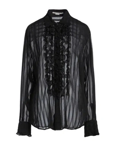 Stella Mccartney Woman Shirt Black Size 4-6 Silk, Viscose