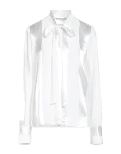 Stella Mccartney Woman Shirt White Size 10-12 Viscose