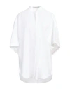 Stella Mccartney Linen-blend Tunic Shirt In White