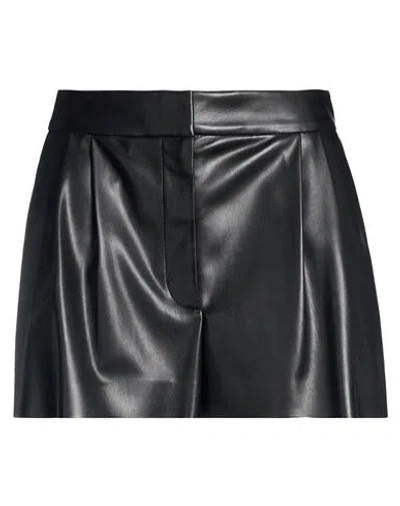 Stella Mccartney Woman Shorts & Bermuda Shorts Black Size 4-6 Polyester, Polyurethane In Neutral