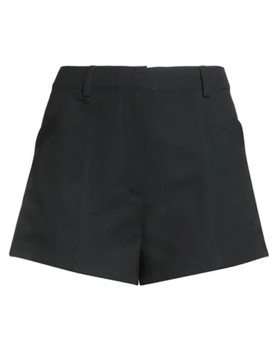 Stella Mccartney Woman Shorts & Bermuda Shorts Black Size 8-10 Wool
