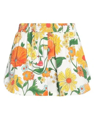 Stella Mccartney Women's Floral Shorts In Multicolor Orange