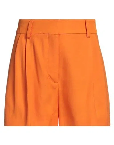 Stella Mccartney Woman Shorts & Bermuda Shorts Orange Size 8-10 Viscose
