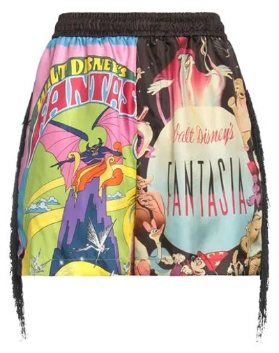 Stella Mccartney Woman Shorts & Bermuda Shorts Pink Size S Silk, Acetate In Multi