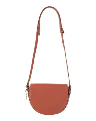 Stella Mccartney Woman Shoulder Bag Brick Size - Textile Fibers In Red