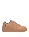 Stella Mccartney Stella Mc Cartney S Wave Embroidered Sneakers In Beige