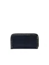 STELLA MCCARTNEY STELLA MCCARTNEY BLUE RECYCLED POLYESTER WALLET WOMAN