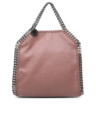 Stella Mccartney Tiny 'falabella' Tote Bag In Pink Recycled Polyester Blend Woman