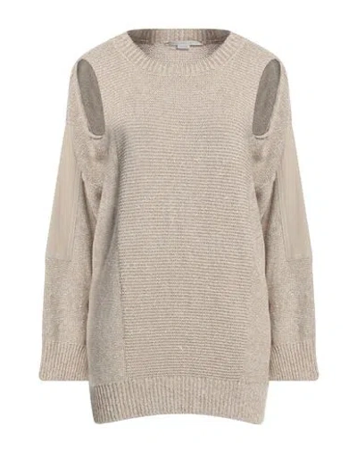 Stella Mccartney Woman Sweater Beige Size 2-4 Cotton, Linen, Polyamide In Neutral