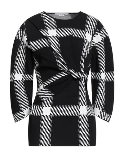 Stella Mccartney Woman Sweater Black Size 10-12 Viscose, Polyester