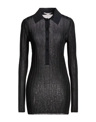 Stella Mccartney Woman Sweater Black Size L Viscose, Polyester, Polyamide, Elastane