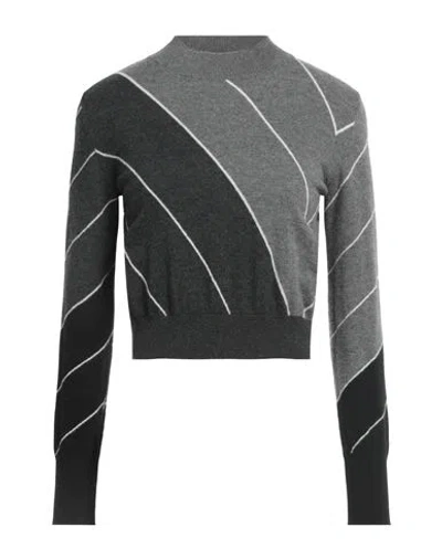 Stella Mccartney Woman Sweater Grey Size 6-8 Lambswool