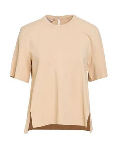 Stella Mccartney Woman Sweater Sand Size S Viscose, Polyester In Neutral