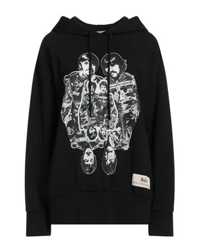 Stella Mccartney Woman Sweatshirt Black Size L Cotton, Elastane