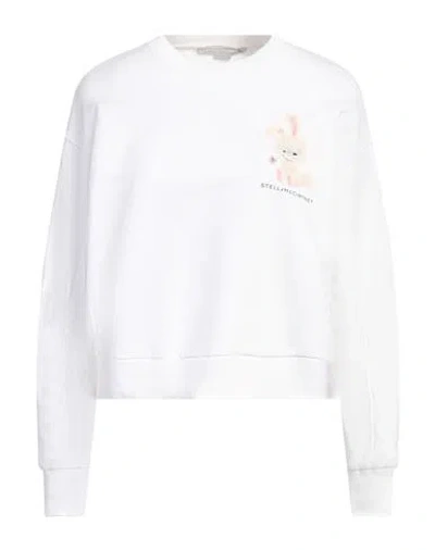 Stella Mccartney Woman Sweatshirt White Size 4-6 Cotton, Elastane