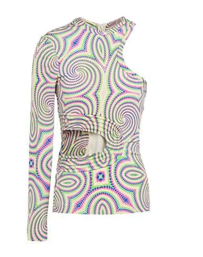 Stella Mccartney Woman Top Beige Size 8-10 Viscose, Elastane