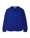 Stella Mccartney Woman Top Blue Size 6-8 Silk